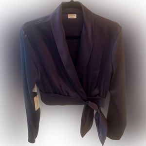 Aritzia BABATON Davis blouse, size small